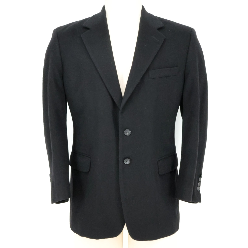 Joseph and Lyman Sport Coat Mens 40S Black Cashmere Jacket Lined Blazer Preppy